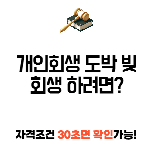 개인회생 도박