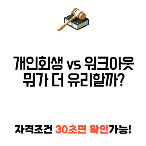 개인회생 워크아웃