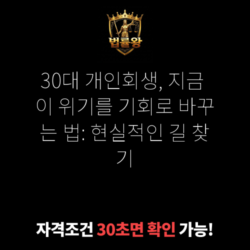 30대 개인회생