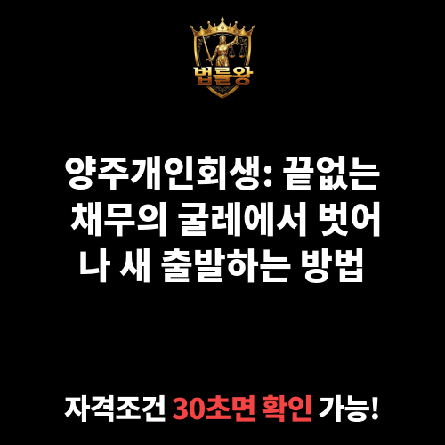 양주개인회생