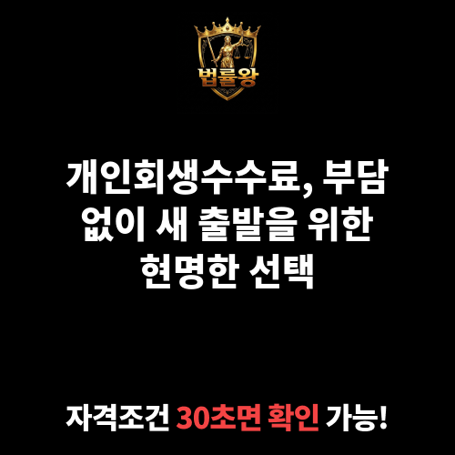 개인회생수수료