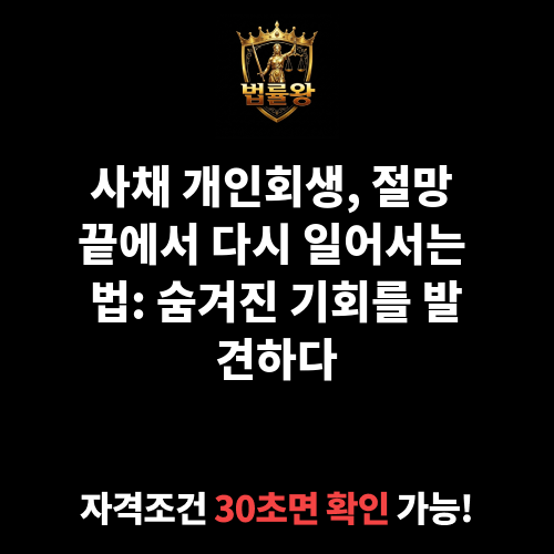 사채 개인회생