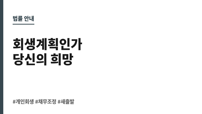 회생계획인가 보조 이미지