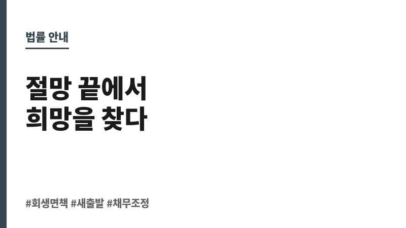 회생 면책 보조 이미지 회생 면책 보조 이미지