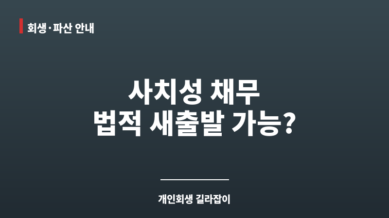 사치 개인회생 보조 이미지