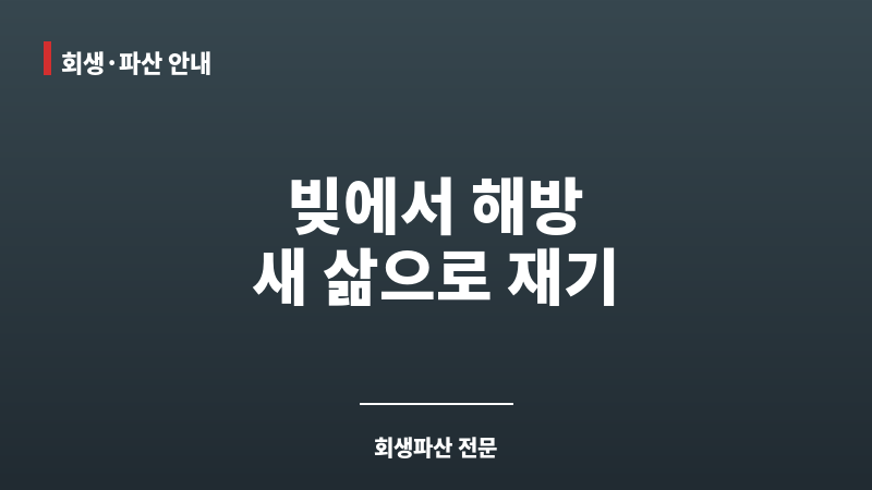 회생파산전문변호사 보조 이미지