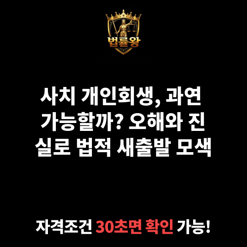 사치 개인회생