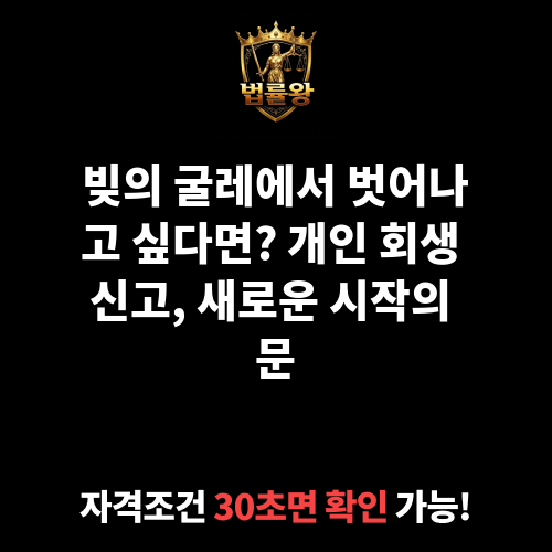 개인 회생 신고