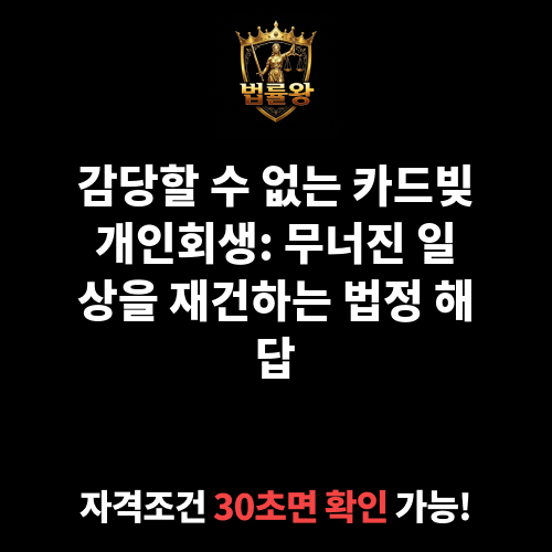 카드빚개인회생