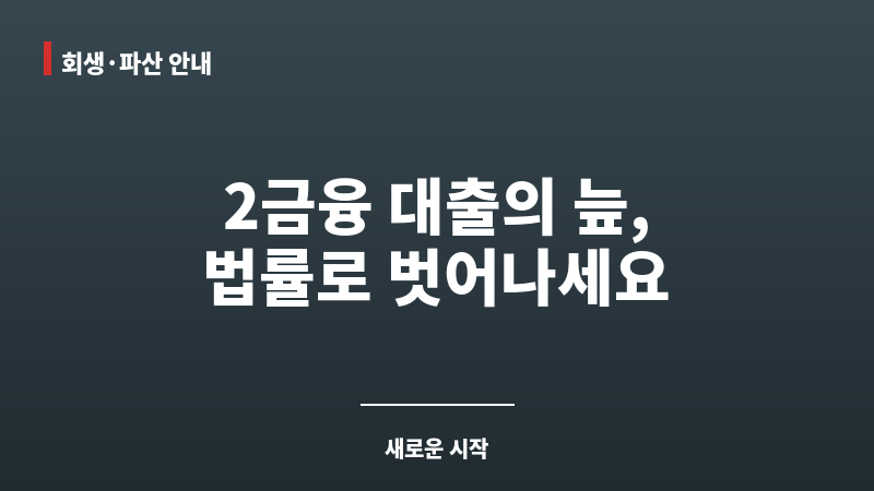 2금융신용대출 보조 이미지