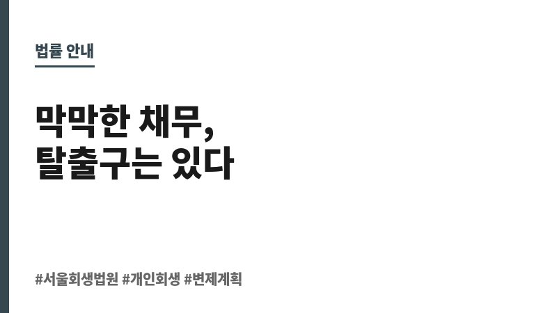 서울회생법원 조건부인가 보조 이미지 서울회생법원 조건부인가 보조 이미지