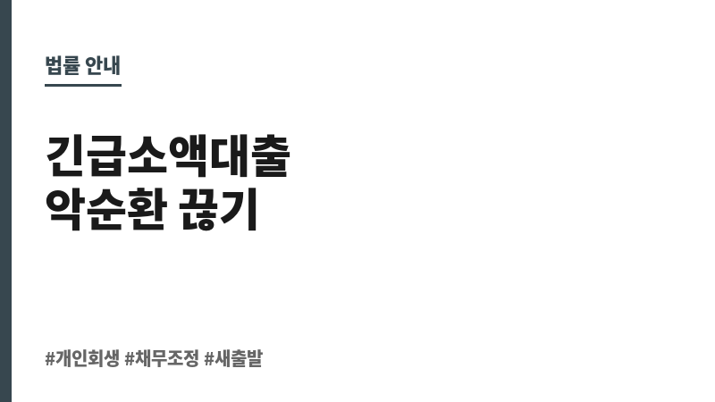 긴급소액대출 보조 이미지