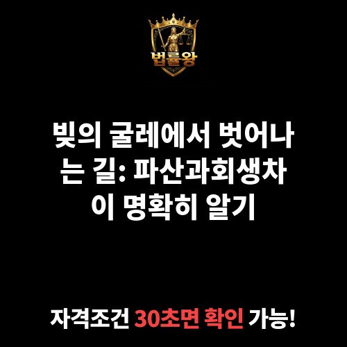 파산과회생차이